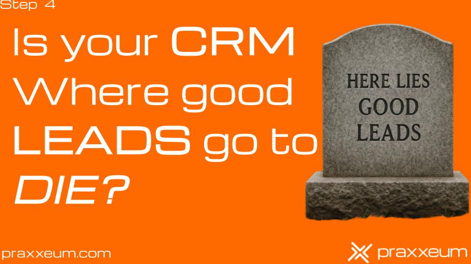Step 5 – Is Your CRM Where Good Leads Go to Die?